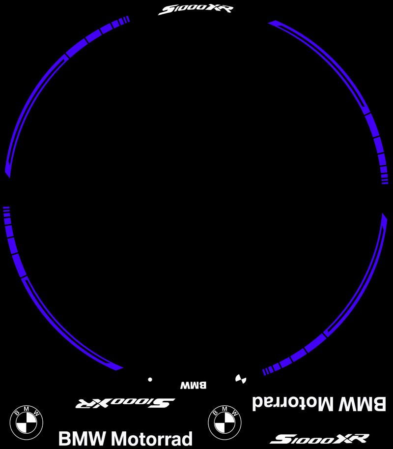 Kit de pegatinas BMW S1000XR - SpinningStickers